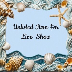 Unlisted For Live shows